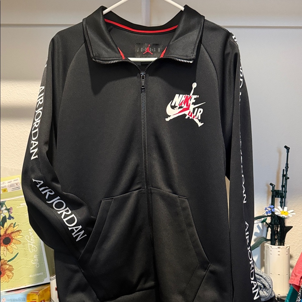 Nike Air Jordan Black Full-Zip Jacket